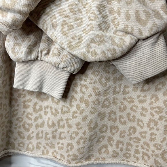 GAP leopard print oversized crop sweatshirt, size small - Picture 11 of 11